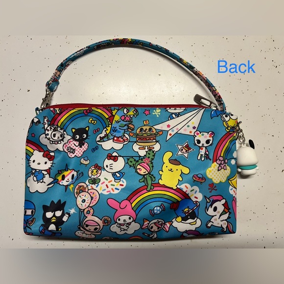 Tokidoki for hellosanrio by Ju x Ju x Be Bop Rainbow Cloud Zipped Baguette. RARE - Picture 8 of 9